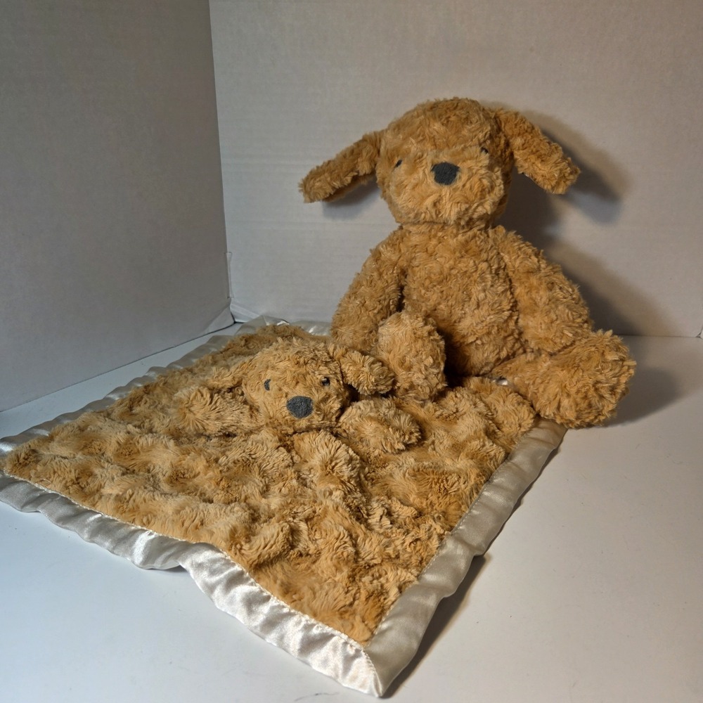 Cloud Island Puppy Dog Lovey Security Blanket & Dog Plush 11"